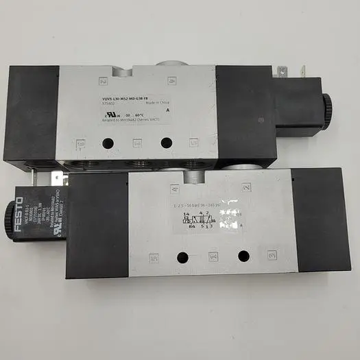 Used FESTO FESTO SOLENOID VALVE VUVS-L30-M52-MD-G38-F8 & COIL VACF-B-B2-1 Solenoid Valves | ND Industrial Surplus #1218674