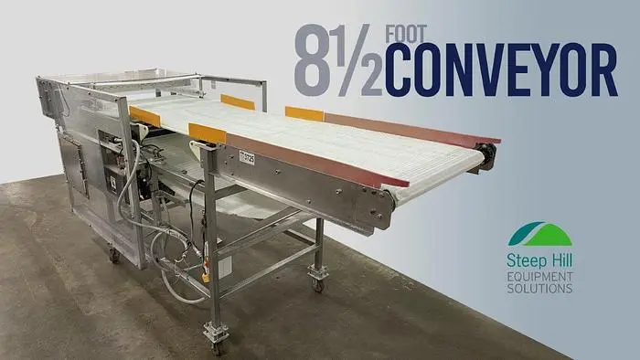 8.5' Long Modular Belt Conveyor