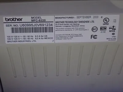 USED 2020 BROTHER MFC8220