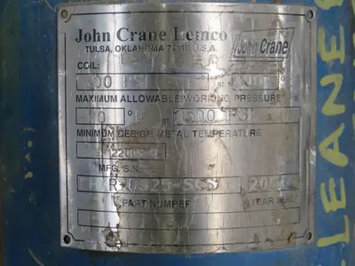 Used JOHN CRANE LHXR-0625-SCS Heat Exchangers Texas US | Aucto #1459878