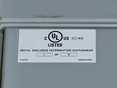 Vacuum Contactor 5 kV x 400 Amps w/ 1200 Amp Load Interrupter & Controller