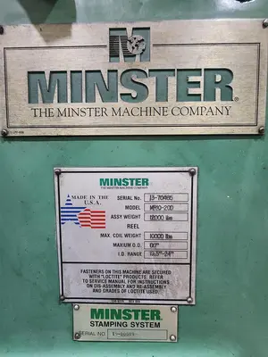 USED MINSTER MCC2-35