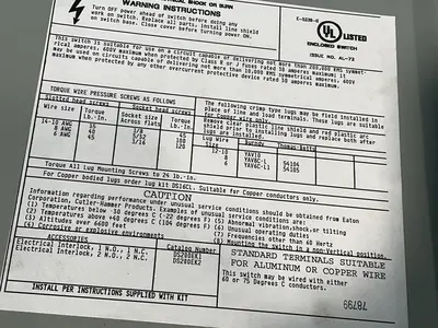 New | in-Stock EATON DH361UGK Switchgears Ohio US | HGR 24 #1278528