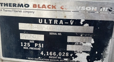 Black Clawson Ultra-V UV500 Pressure Screen