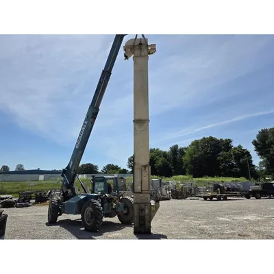 Used Mild Steel Bucket Elevator 25' Discharge Ht. 5"X4"HDPE