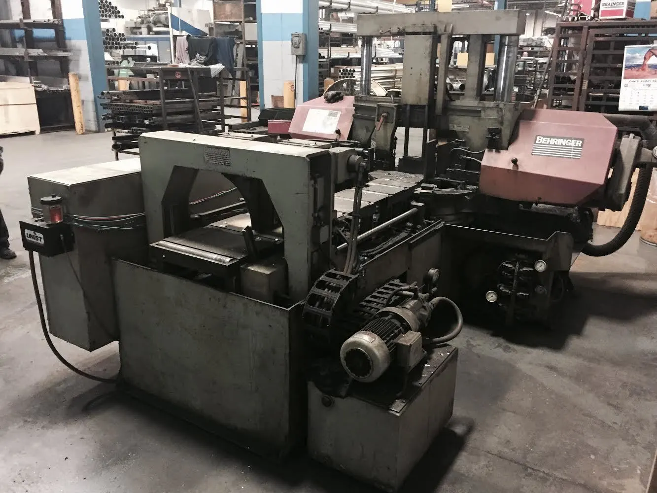 USED 1995 BEHRINGER HBP310/403GA HORIZ. BAND SAW