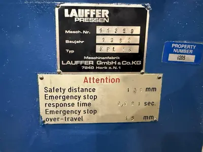 USED LAUFFER RPL16