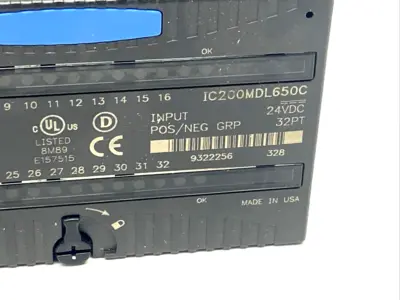 USED GE FANUC, GE IC200MDL650C