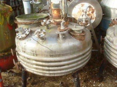 1000 L S/S Jacketed Reactor Flp Turbine