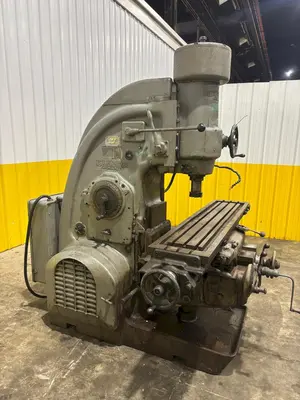#3 KEARNEY & TRECKER MILWAUKEE MODEL #3 VERTICAL MILLING MACHINE 64" x 13" x 10 HP: YOBRO #24458