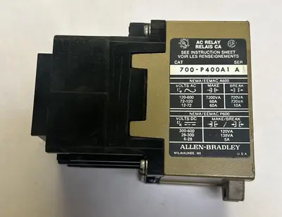 Used ALLEN-BRADLEY 700-P400A1 Miscellaneous Equipment (Electrical & Power) Ohio US | Surplus Asset Holdings #1210178