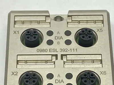 USED LUMBERG AUTOMATION MULTIPROTOCOL I/O DEVICE 8X M12 934882002