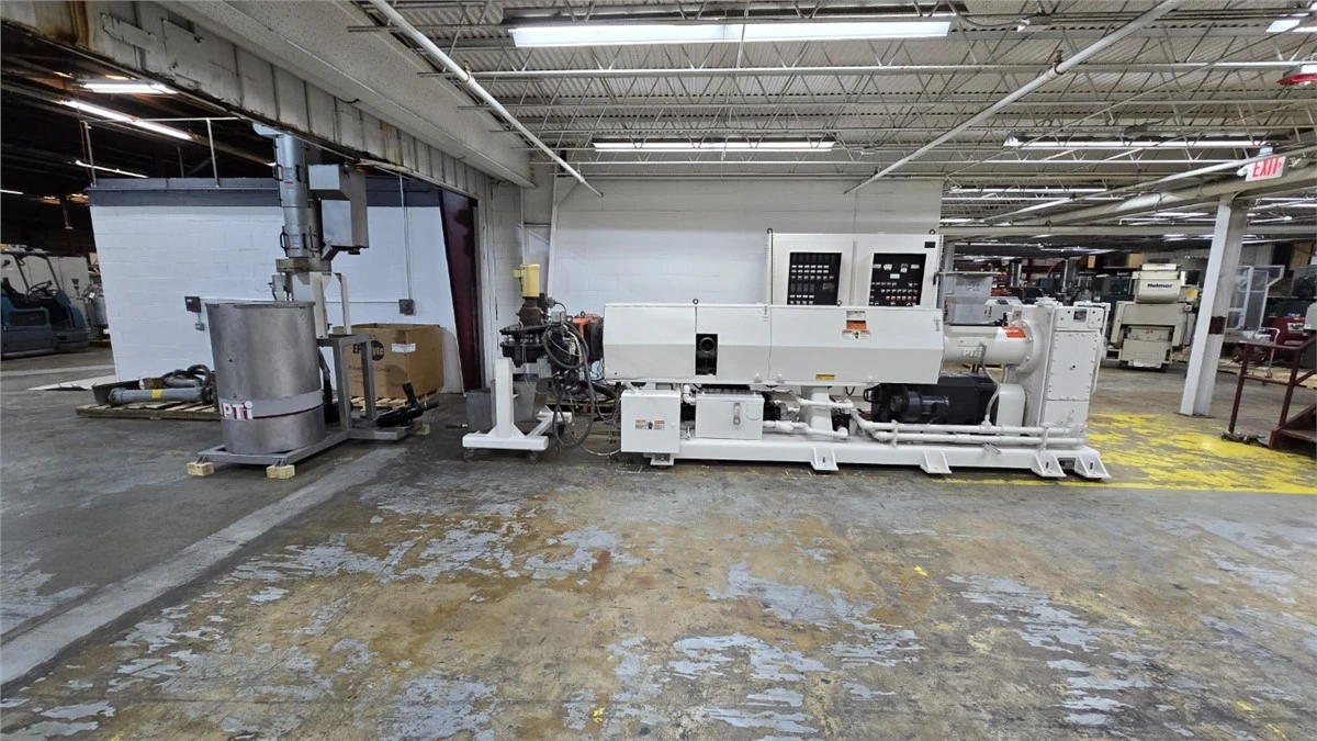 4.5" PTI Water Ring Pelletizing Line, Vented Barrel