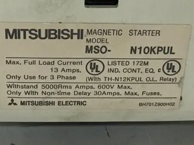 USED MITSUBISHI S-N10 20 AMP