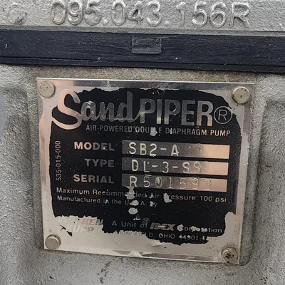 DIAPHRAGM PUMP SAND PIPER # 3327