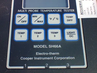 Used ELECTROTHERM SH66A Temperature and Pressure Testers Ohio US | HGR 24 #1187202