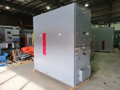 1200A 4160V Switchgear, Main Breaker & Tie Breaker w/ 2 Auxiliary Units