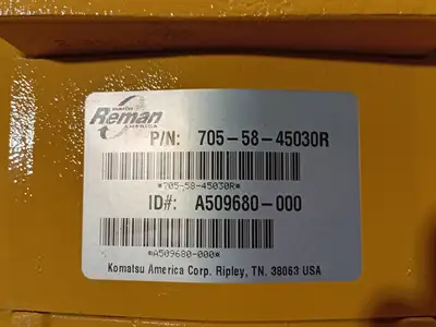 New | in-Stock KOMATSU R705-58-45030 Construction Equipment Parts British Columbia CA | Lenmark #1440456