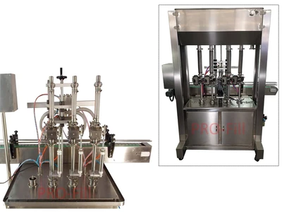 JET-PRO SERVO'S 4 Heads - Automatic Piston Liquid Filling Machines