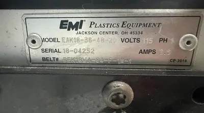 Used EMI EAK-18-40-44-20 Conveyors Massachusetts US | Absolute Machinery #1394832