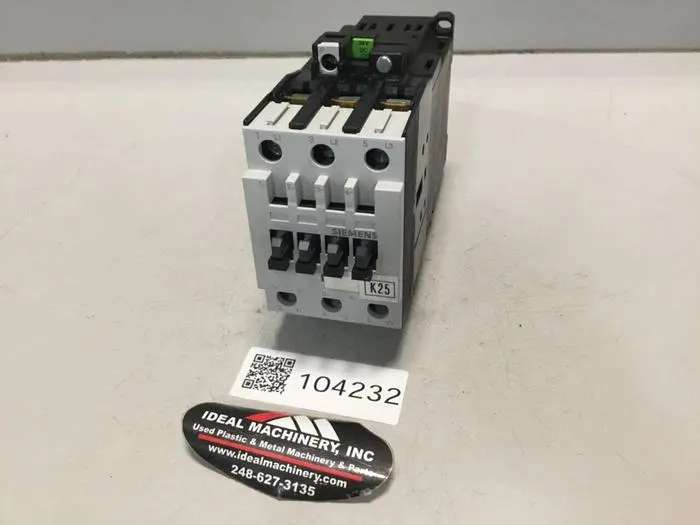 Used SIEMENS 3TF3400-0B PLC Contactors | Ideal Machinery #621415
