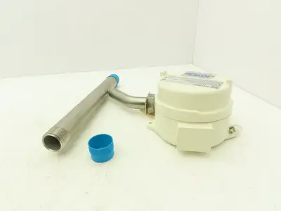 Kurz 500-1.0-P40 Mass Flowmeter 0-75 SCFM Air 1"NPT x 12"L Killark HKB-BC