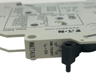 NEW EATON LOT OF 3 WMZTAUX AUXILIARY CONTACT AC-13 250V 3A 1NO/1NC