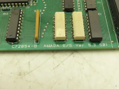Amada C72854-B2 I/O Printed Circuit Board PCB E/S Ver 5.3 Input Output Module