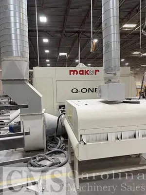 USED 2013 MAKOR Q ONE SPRAY LINE WITH OVENS AND PUMPS