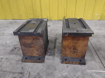 18" X  10" X 15" HIGH STEEL PARALLELS, SET OF 2: STOCK #23741