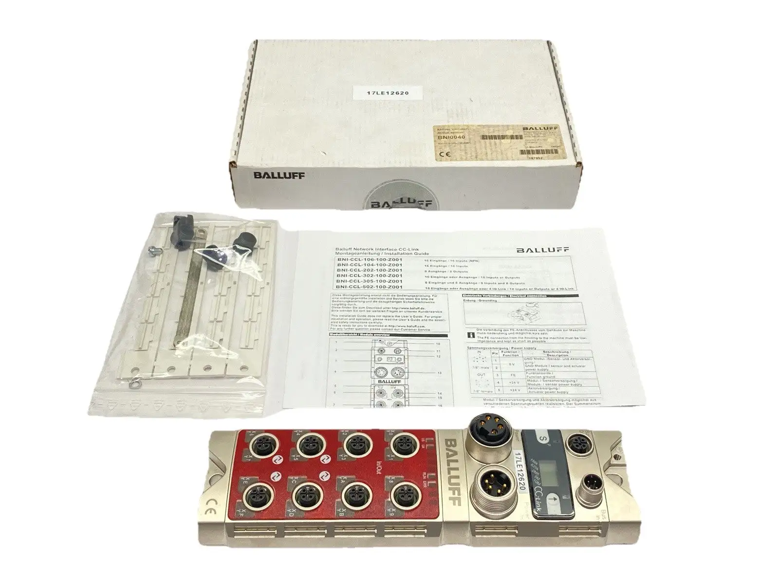 USED BALLUFF NETWORK BLOCKS FOR CC-LINK BNI CCL-502-100-Z001