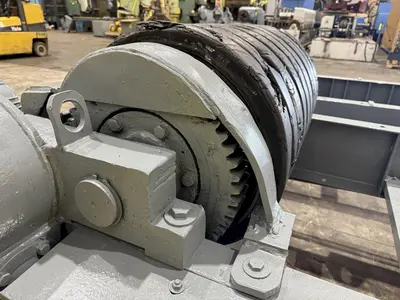 120 TON (240,000 LBS) RANSOME PANDJIRIS POWERED TANK TURNING ROLLS, POWER & IDLER: STOCK #23144