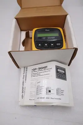 GEORGE FISCHER SIGNET 159000047 385501 PROCESS FLOW METER 3-8550-1 NEW #5581A