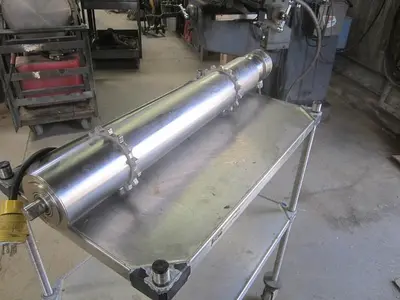 Conveyor, Drum, 4.375" x 30", Sparks, S/st #C739979