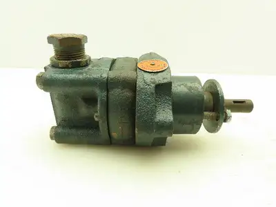 Roper 18AP02 Hydraulic Lubrication Gear Pump 7.2 GPM 300 PSI 3/8" NPT 1/2" Shaft