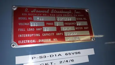 Strasbaugh 7AA Backgrinder