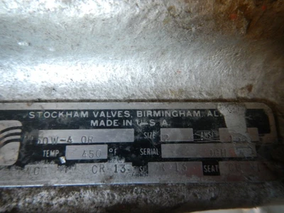 Stockham 12" 150 Ansi, WCB Steel Butt Weld Gate Valve