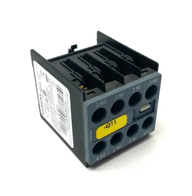 USED SIEMENS AUXILIARY CONTACT BLOCK 2NO + 2NC