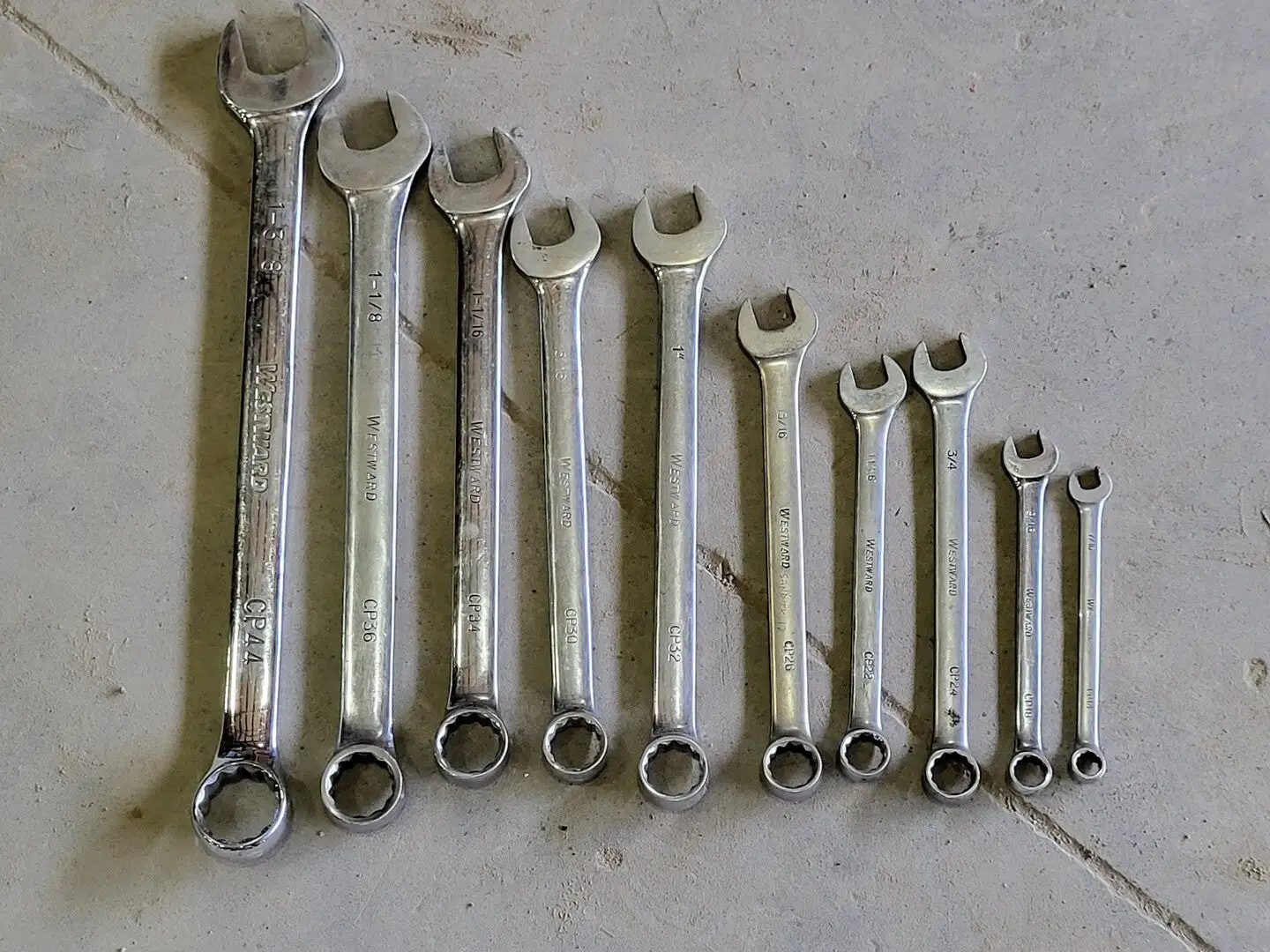 7/16" - 1-3/8" Combination Wrench Set (10pcs)