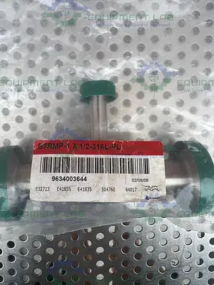 NEW ALFA LAVAL B7RMP STAINLESS STEEL TEE ADAPTER FROM 1" TO 1/2" SANITARY FITTING
