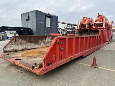 (2) Swaco CD 518 HV Slimline decanters centrifuges on trailer, Duplex SS.