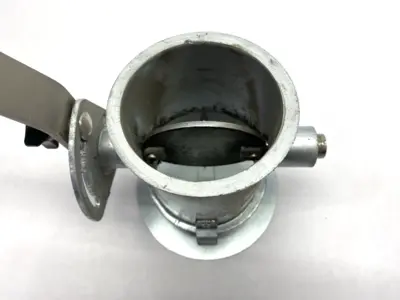 USED JACOB HAND OPERATED THROTTLE VALVE W/ PADDED DIFFUSER