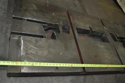 66" x 30" x 3" BOLSTER PLATE