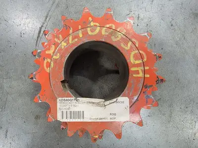 Roller Chain Sprocket DS80Q1720, Double Single, Size 80, 17 Teeth
