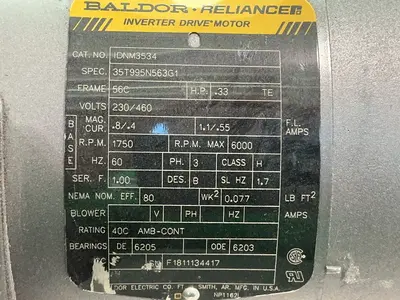 Used BALDOR IDNM3534 Motors (misc) Ohio US | HGR 24 #1521353