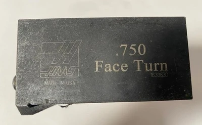 Haas .750 Face Turn Boring Bar Holder CNC Lathe Tool Block