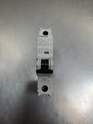 USED Siemens 5SJ4111-7HG40 Circuit Breaker, 5A, 1P, 277VAC, 60VDC, Lot of 4