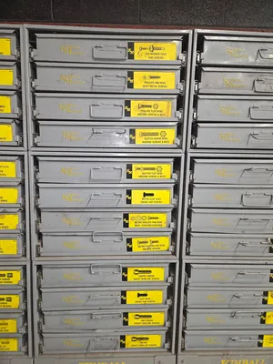 79 Kimbal sliding drawers - 7 total stacks ALL are 3/4 to fully stocked