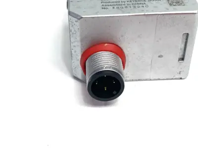 USED KEYENCE FULL-SPECTRUM SELF-CONTAINED SENSOR, M12 4-PIN