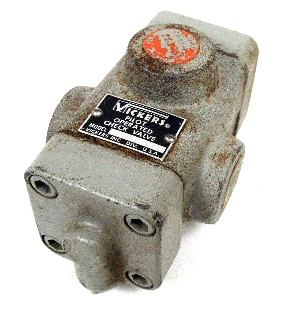 NEW VICKERS 4CT-06-A-10 PILOT OPERATED CHECK VALVE 4CT06A10